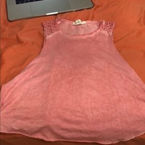 Pink tank top